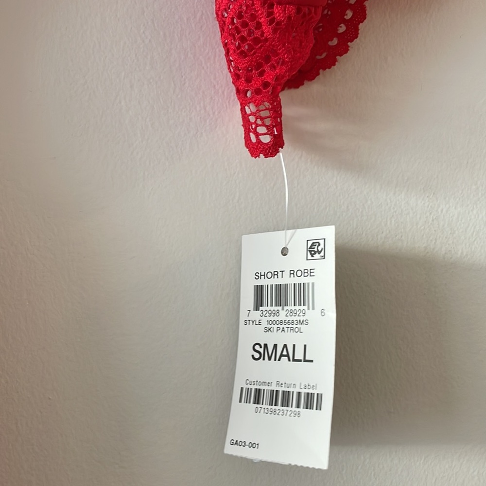 International Concepts Intimates Red Robe - Picture 3 of 5